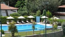 The swimming pool seen from above